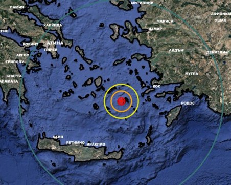 Земетресение на остров Крит