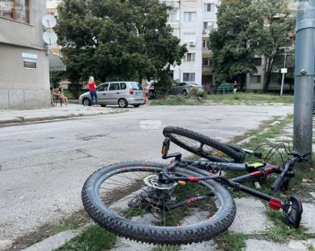 Колоездач е в кома, след като се блъсна в автомобил в Бургас