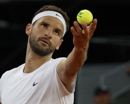 Григор Димитров аут от Мастърса в Торонто заради контузия