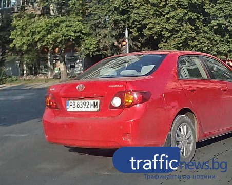 В насрещното и на чисто червено! Камикадзе погази правилата за движение Пловдив