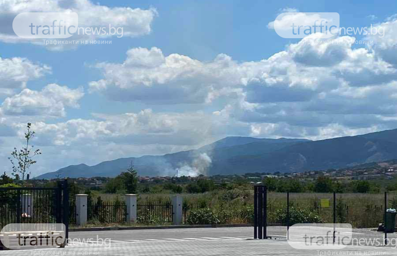 Горят тревни площи в Браниполе