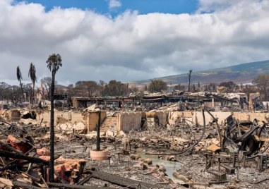 Смъртоносният пожар на хавайския остров Мауи е нанесъл щети за