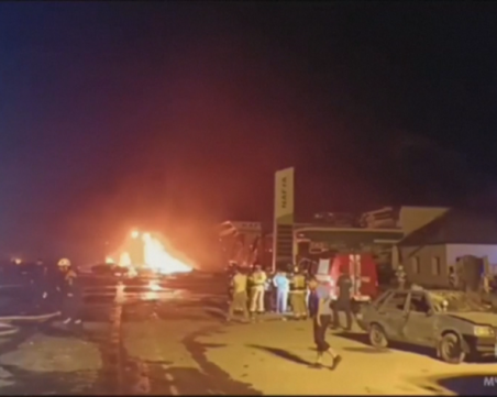 Взрив на бензиностанция в Дагестан, най-малко 27 са жертвите