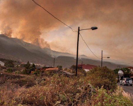 Горският пожар в Тенерифе се разраства, евакуираха местните