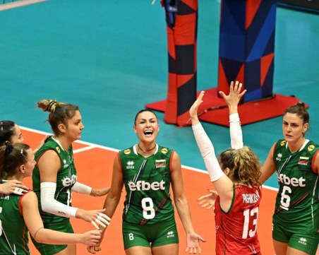 Волейболните националки с втори пореден успех на Европейското