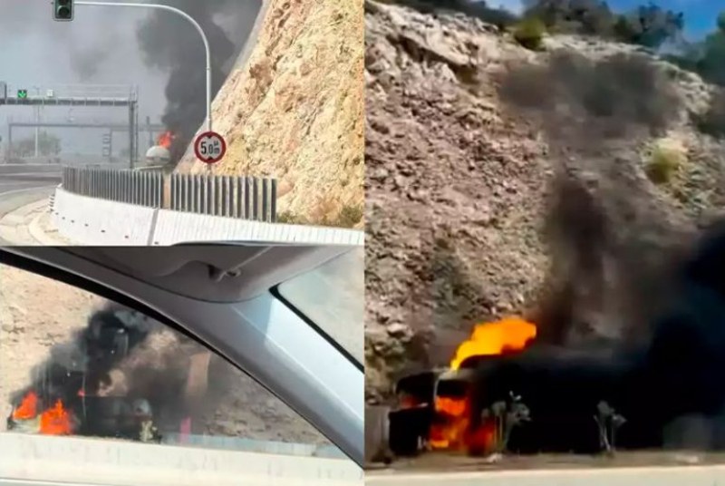 Експлозия на цистерна с газ блокира магистрала в Гърция