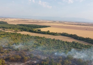 Потушен е горския пожар в землището на село Бабек който