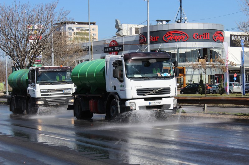 Мият улиците в Пловдив, вижте графика за следващата седмица