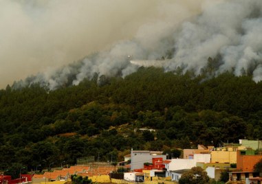 Пожарът на Тенерифе е извън контрол около 26 000 души