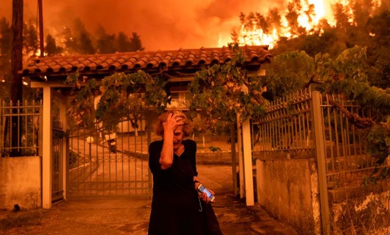 Ситуацията в Гърция с пожарите остава критична. Магистралата край Алексендруполис  остава
