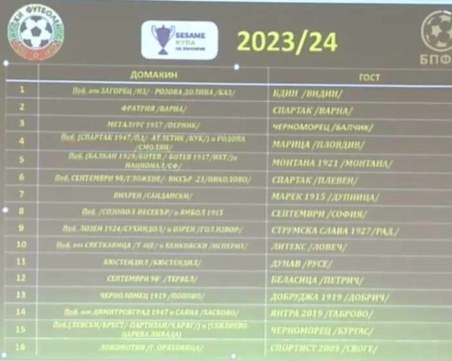 Може да има пловдивско дерби Спартак - Марица за Купата