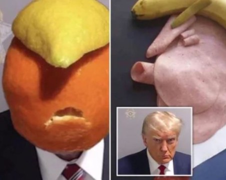 Снимката на Тръмп от затвора сътвори култови мемета