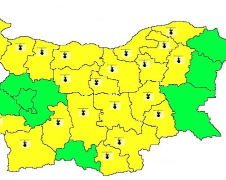 Жълт код за опасни горещини днес в Пловдив