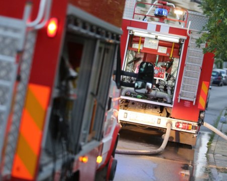 Камион се запали край Добрич, шофьорът - с близо 3 промила алкохол