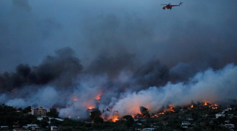 Овладяха пожара в Гърция, изпепелил над 81 000 хектара