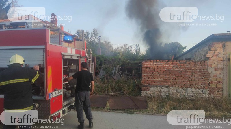 Пожар изпепели стопанска постройка в Царацово