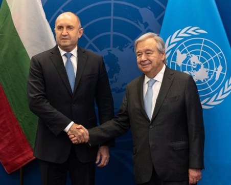 Румен Радев пред шефа на ООН: Реформата на Съвета за сигурност е наложителна