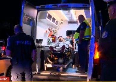 Автомобил със 17 мигранти катастрофира на Околовръстното шосе на София край