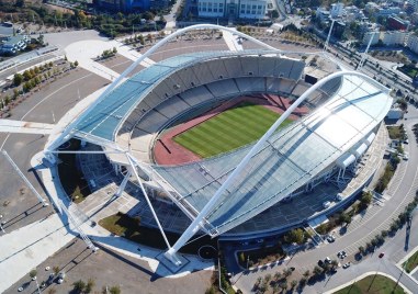 Стадионът построен за Олимпйските игри в Атина през 2004 г