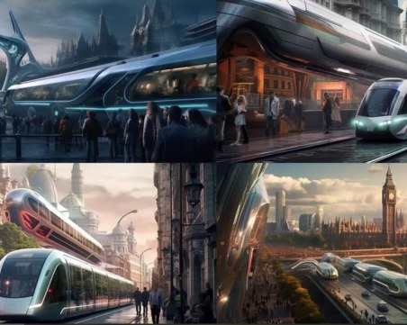 Как биха изглеждали градовете в Обединеното Кралство през 2050г. според АI