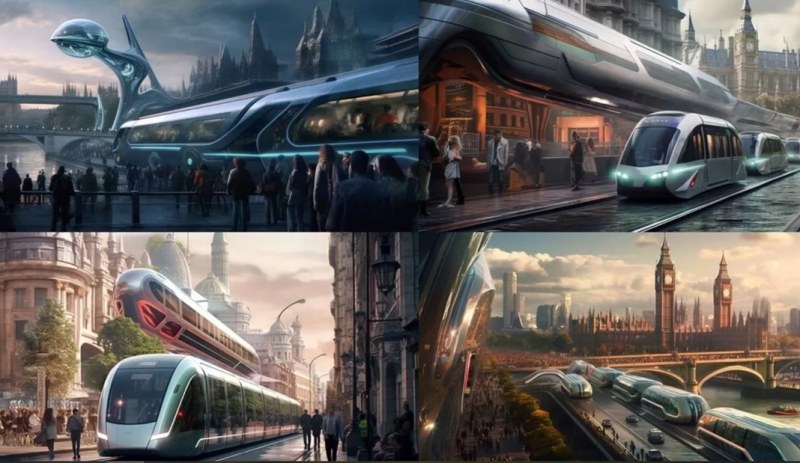 Как биха изглеждали градовете в Обединеното Кралство през 2050г. според АI