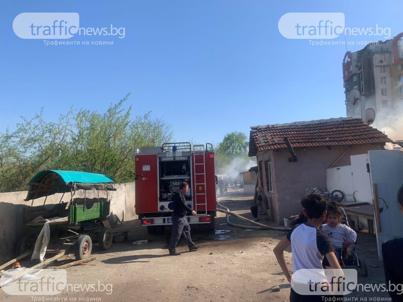 Жена загина при пожар в ромската махала в Асеновград