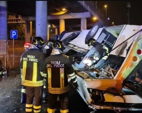 Още не могат да идентфицират жертви от трагедията с автобус във Венеция