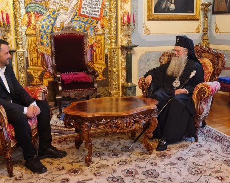 Пловдивският митрополит Николай благослови Георги Стаменов – кандидатът за кмет на район „Централен