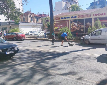 Катастрофа пречи на движението на бул.