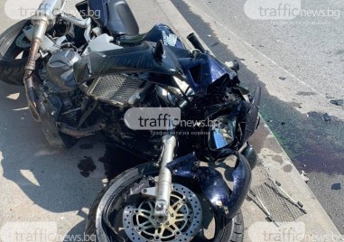 Неправоспособен моторист е в болница след катастрофа вчера в Пловдив
