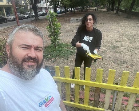 „Браво, Пловдив” преобрази детска площадка, отдавна забравена от властта