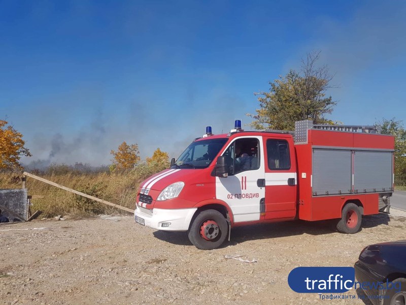 Мъж е в болница след пожар в Брестовица