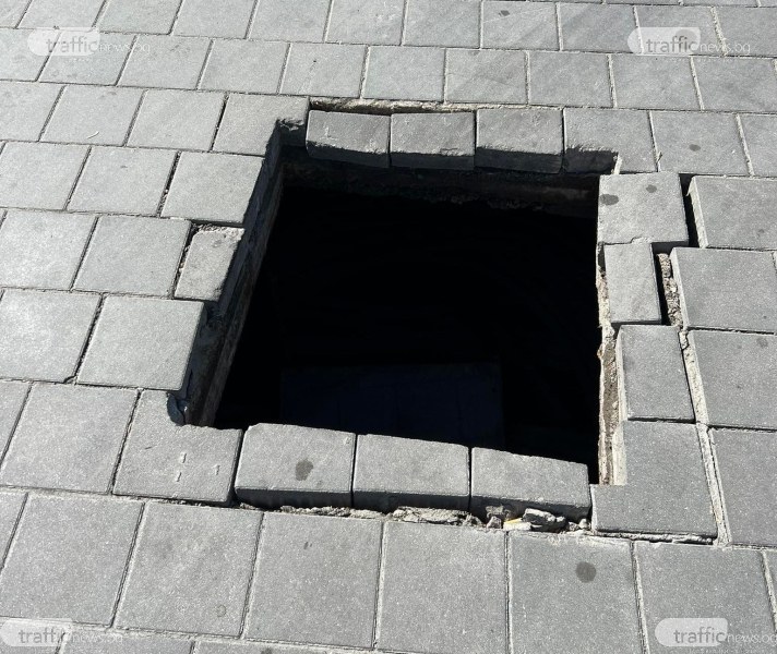 Жена е в тежко състояние след падане в 4-метрова шахта в центъра на София