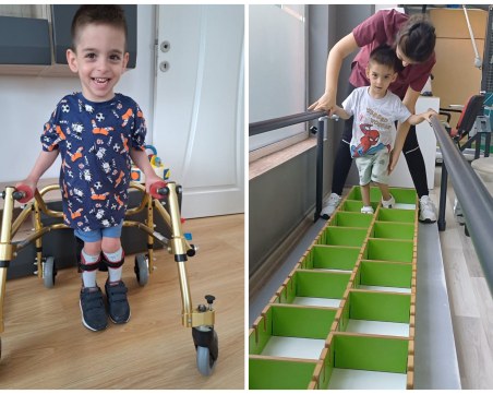 Малкият Джани има нужда от средстава, за да проходи