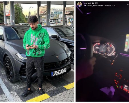 Докога? Емрах Стораро шофира с 300 км/ч по магистрала, хвали се в инстаграм