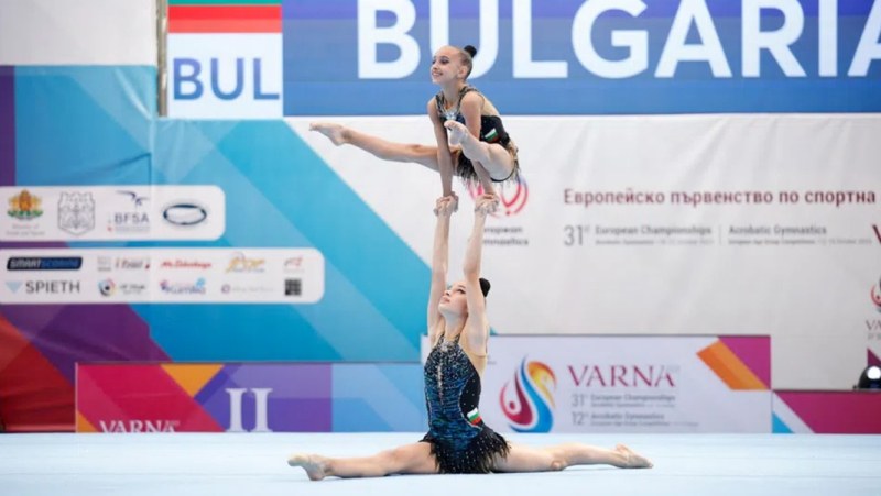 България спечели златни медали на Европейското първенство по спортна акробатика