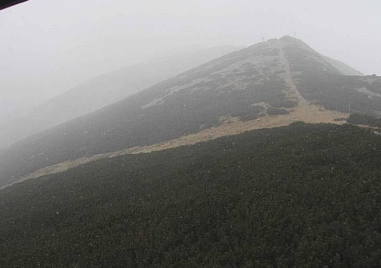 Сняг падна на места по високите части в страната Във