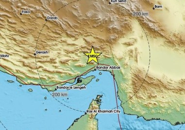 Земетресение с магнитуд 5 8 разтърси Иран предаде Ройтерс като се