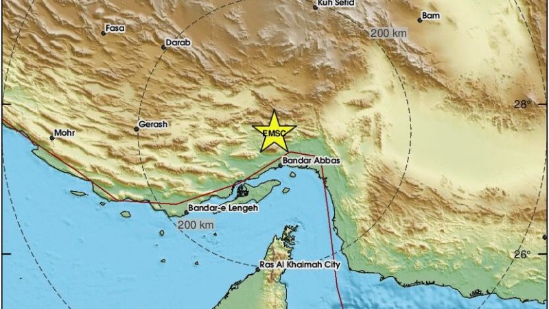 Земетресение с магнитуд 5,8 разтърси Иран, предаде Ройтерс, като се