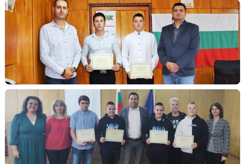 Седем ученици в Пазарджик и Велинград с отличие за достойни постъпки