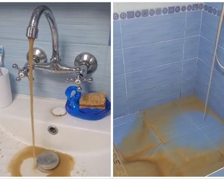Кафява вода тече цял ден от чешмите в пловдивско село