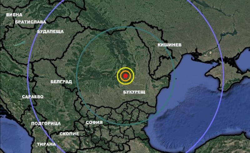 Земетресение с магнитуд 4,2 е регистрирано днес в сеизмичния район