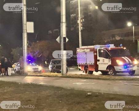Катастрофа между два автомобила на кръговото на СПС