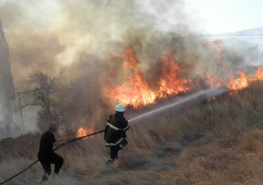 Общо 123 пожара са потушени за изминалото денонощие в страната