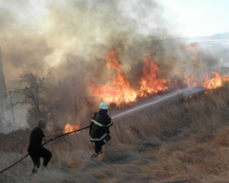 Огнеборци са ликвидирали 123 пожара за изминалото денонощие в страната