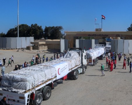 ООН: 33 камиона с хуманитарна помощ са влезли в Газа