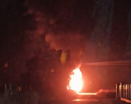 Газова бутилка се взриви в Скутаре, изгоря каравана