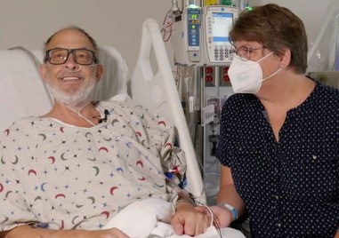 Лорънс Фосет който стана вторият пациент с трансплантирано сърце от