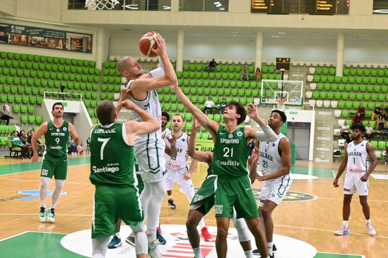 Баскетболният шампион Балкан със страхотна победа срещу Спортинг Лисабон