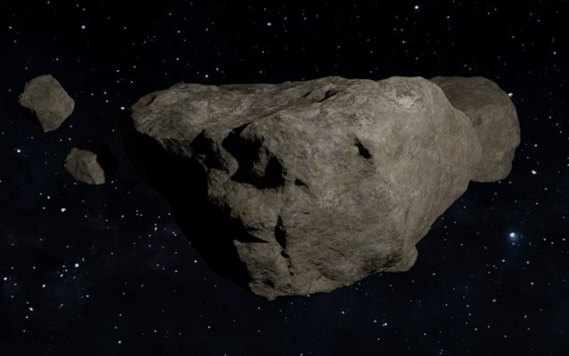 Малкият астероид, посетен тази седмица от космическия апарат Луси на